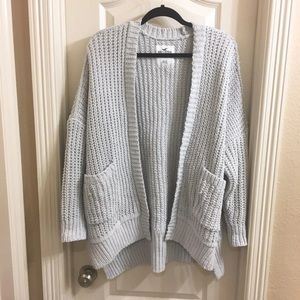NWT Hollister Gray Comfy Cardigan